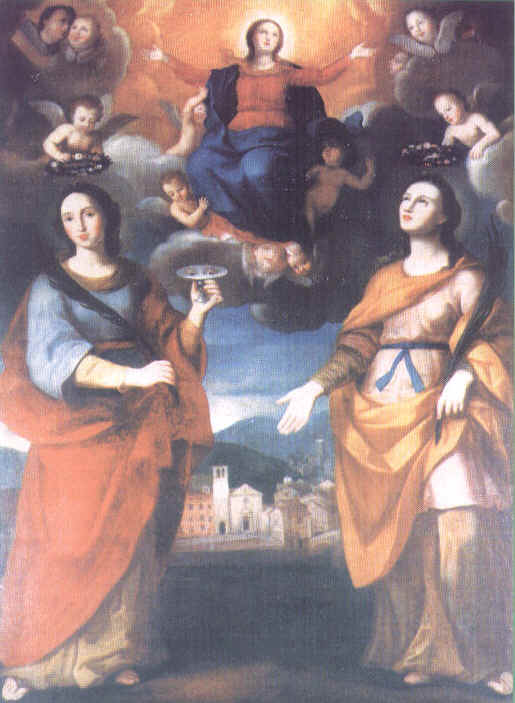 Quadro di S.Sofia e S.Lucia